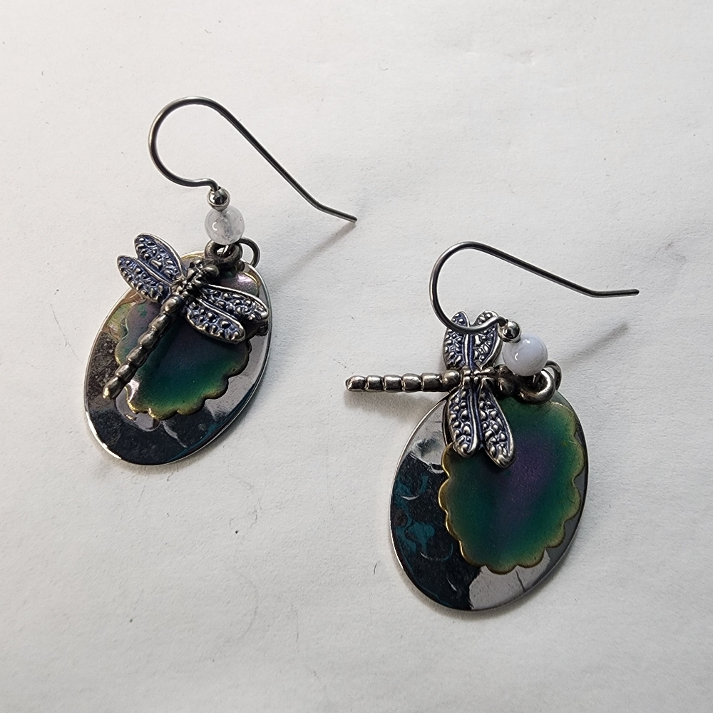 Handcrafted Unique Dragonfly Earrings